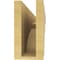 Ekena Millwork 4"W x 24"D x 8"H Thin Monterey Rough Cedar Woodgrain TimberThane Corbel, Primed Tan CORUR04X24X08MONRCPR - alternate 3